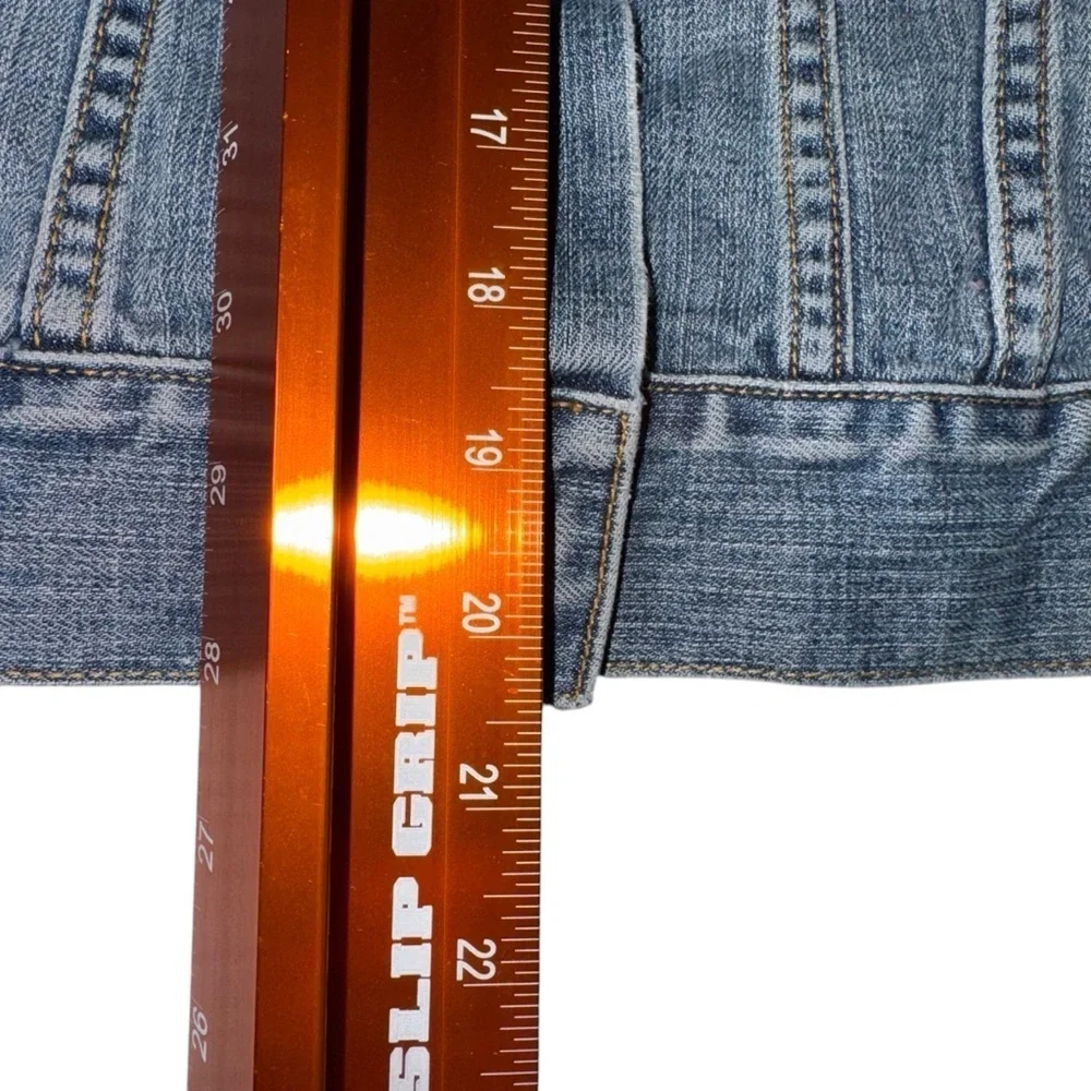 GAP Kids Small Faded Denim Trucker Jean Jacket 2000’s - Picture 5 of 6